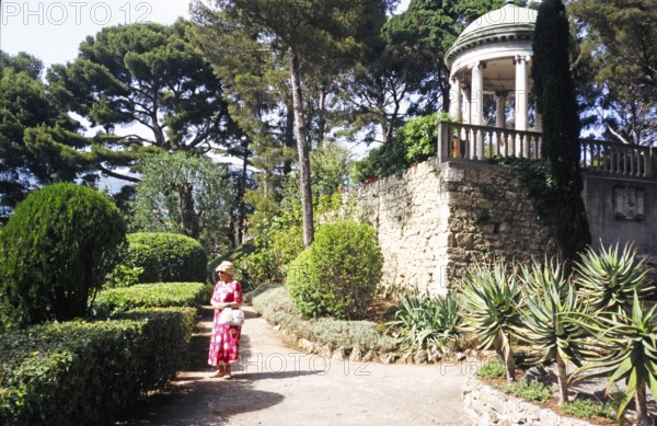 A visit to Villa Ephrussi de Rothschild, villa Île-de-France, Saint-Jean-Cap-Ferrat, French Riviera, France in 1999