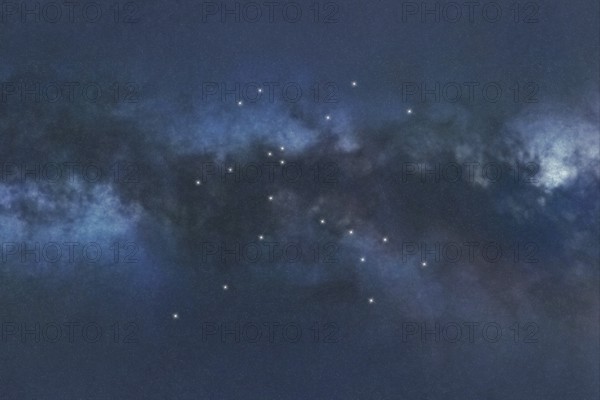 Centaurus star constellation, Night sky, Cluster of stars, Deep space