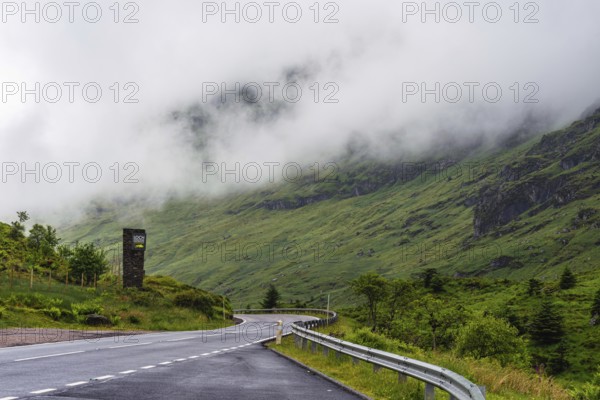 Rest and be Thankful Viewpoint of Glen Kinglas and Glen Croe, Scotland, UK