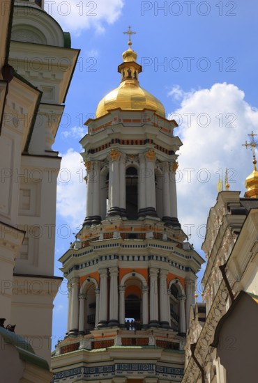 The bell tower of the Kiev Cave Monastery, Holy Mary Ascension Monastery, Pecherskaya Lavra, Kiev, Ukraine, Europe