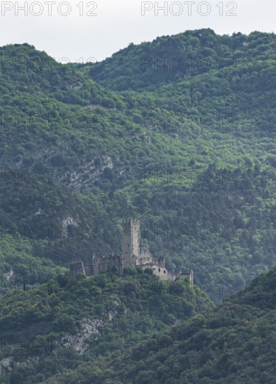 Castle, Castel Drena, Arco, Trentino-Alto Adige, Italy, Europe