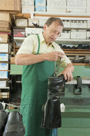 Obercunnersdorf in Upper Lusatia, master shoemaker Wolfgang Schwope