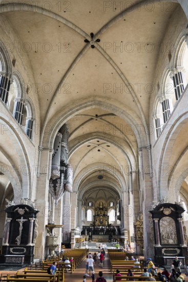 Interior view, Trier Cathedral, UNESCO World Heritage Site, Trier, Rhineland-Palatinate, Germany, Europe
