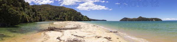 Abel Tasman Coast Track, Apple Tree Bay, Beach, Kaiteriteri, New Zealand, Oceania