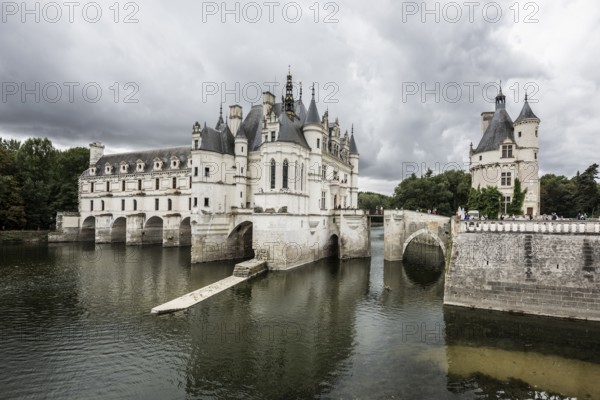 Chenonceau Castle, Château de Chenonceau, Department Indre-et-Loire, Centre-Val de Loire region, France, Europe