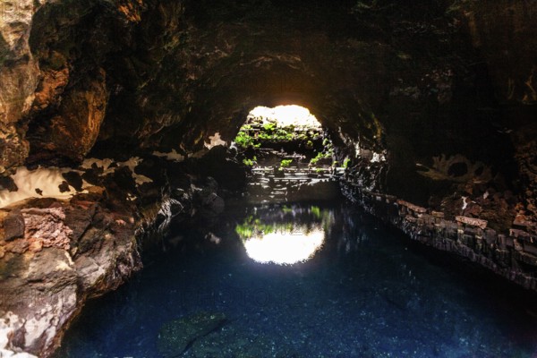 2016, Lanzarote, Jameos del Agua, lava tunnel, Cesar Manrique, ESP, Spain, Canary Islands, Canary Islands, Atlantic Ocean, Lanzarote, biosphere reserve, volcano, volcanism, volcanic island, island, grotto, recording date, Europe
