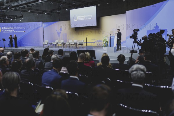 Volodymyr Selenskyj, President of Ukraine, taken during the Ukraine Recovery Conference URC in Berlin, 11 June 2024.