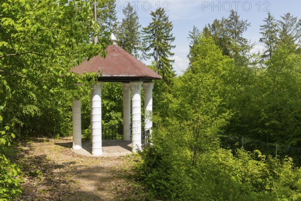 Pavilion on the Borberg, Kirchberg, Saxony, Germany, Europe