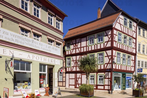Cityscape, Bad Langensalza, Thuringia, Germany, Europe