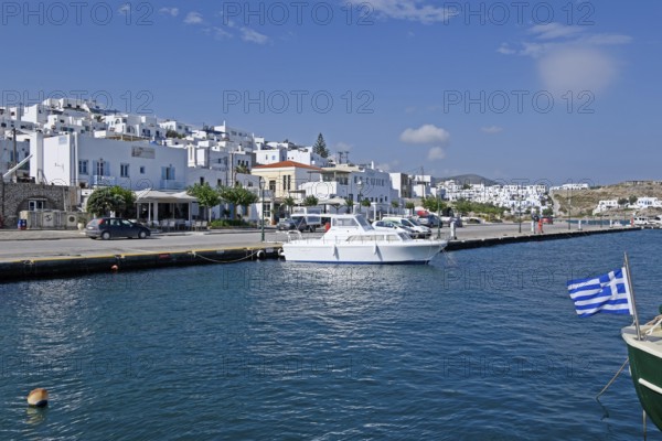 View of Noussa on Paros, Cyclades, Greece, Europe