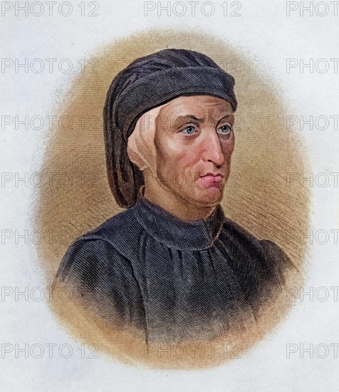 Dante Alighieri, 1265-1321, Italian poet. From the book The Vision or Hell, Purgatory and Paradise by Dante Alighieri, Historical, digitally restored reproduction from a 19th century original, Record date not stated