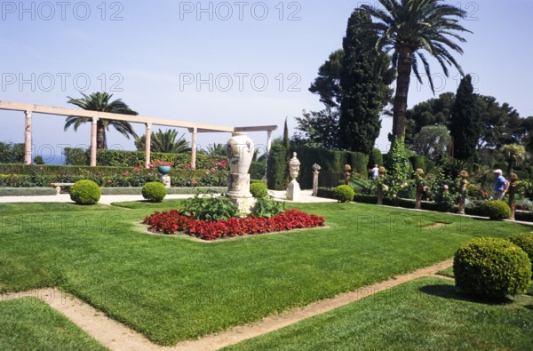 A visit to Villa Ephrussi de Rothschild, villa Île-de-France, Saint-Jean-Cap-Ferrat, French Riviera, France in 1999
