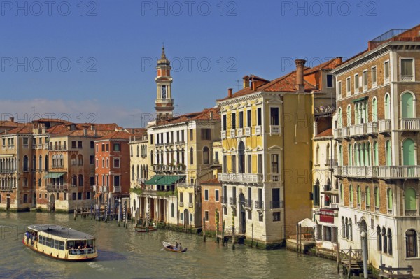 Houses on the Grand Canal, Venice, Grand Canal, Venice, Italy, Europe