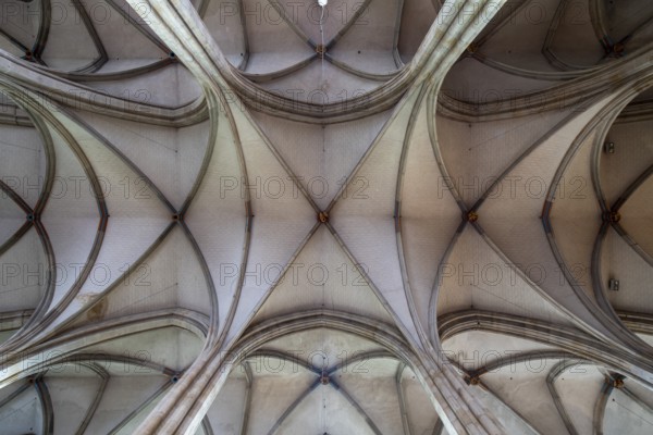 Esslingen am Neckar, Church of Our Lady, view into the vault