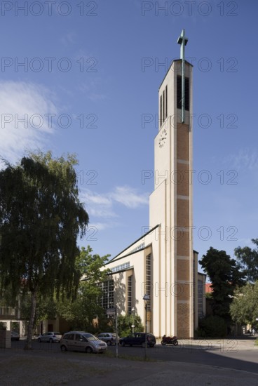 Berlin, Gustav-Adolf-Kirche, built 1932-1934 by Otto Bartning