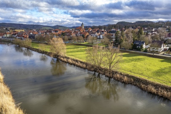 Witzenhausen and the Werra, Hesse, Germany, Europe