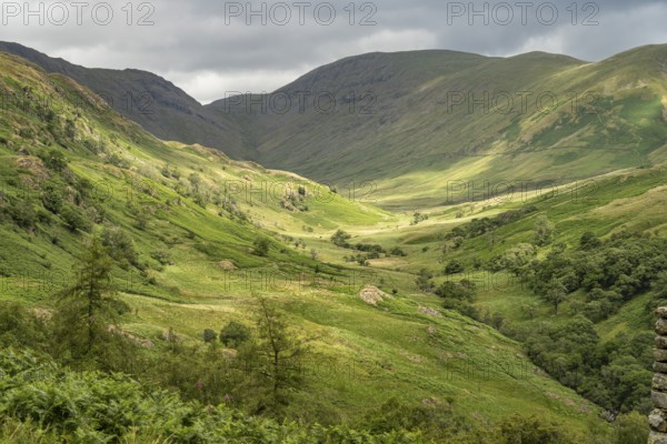 Landscape in the Lake District, England, Great Britain