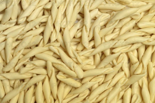 Strozzapreti, uncooked Italian pasta variety, Italy, Europe