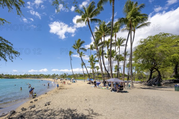 ?Anaeho?omalu Beach, Waikoloa, Big Island, Hawaii, USA, North America