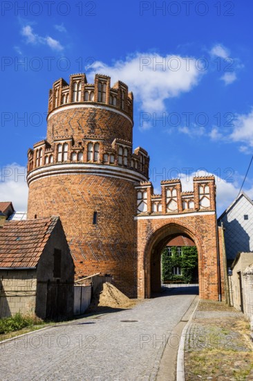 Elbe Gate in Werben Elbe, Saxony-Anhalt, Germany, Europe