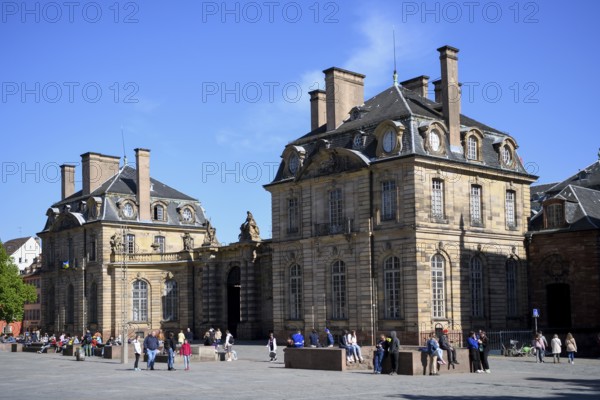 Palais Rohan, now a museum, Strasbourg, Département Bas-Rhin, Alsace, France, Europe