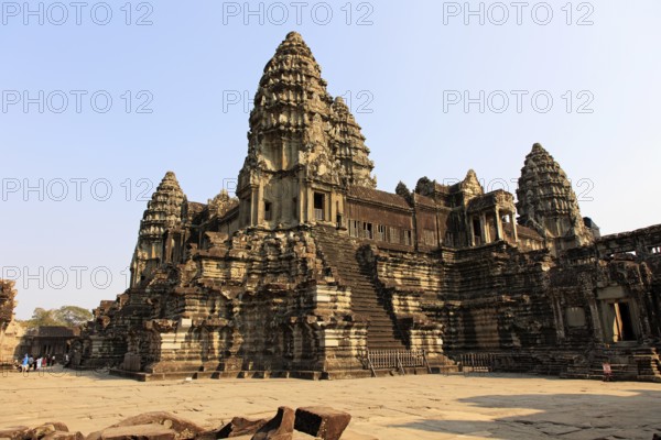 Angkor Wat in Cambodia, the largest temple complex in the world and a UNESCO World Heritage Site