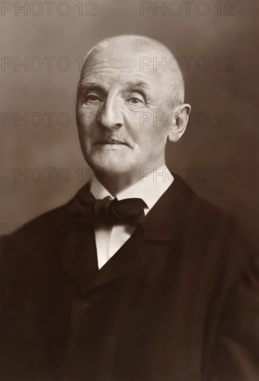 Portrait of Josef Anton Bruckner, 1824 – 1896, Austrian composer and organist, digital edited
