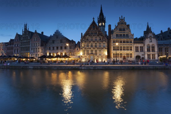 Old town of Ghent, Belgium, Europe
