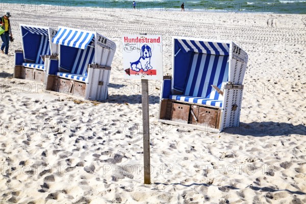Dog beach on the west beach, Hörnum, Sylt