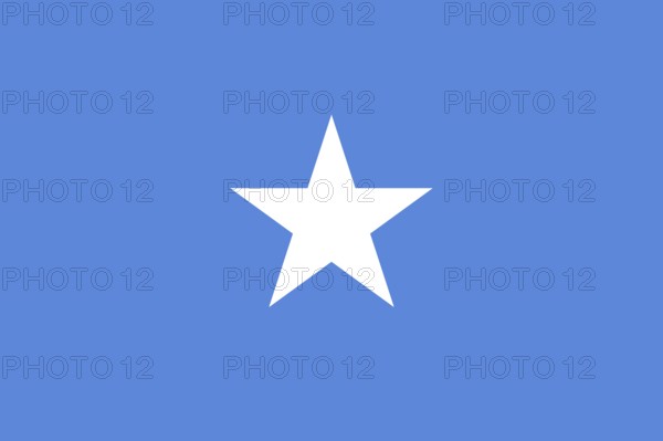 Flag of Somalia, Vector illustration