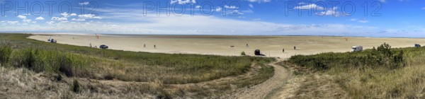 Panorama, dunes on Sønderstrand, Rømø, Denmark, Europe