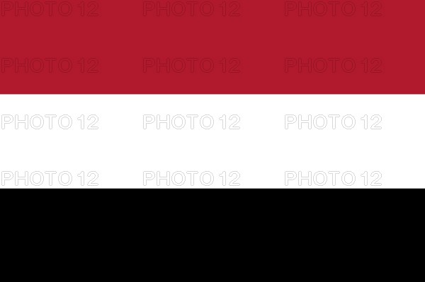 Flag of Yemen, Vector illustration
