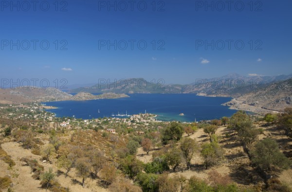 Selimiye near Marmaris, Turkish Aegean Sea, Coast, Turkey, Asia