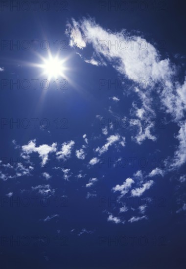 Blue Sky with Clouds, South Africa, Africa