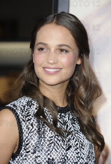 Alicia Vikander at the Los Angeles premiere of 'The Danish Girl' held at the Westwood Village Theatre in Westwood, USA on November 21, 2015
