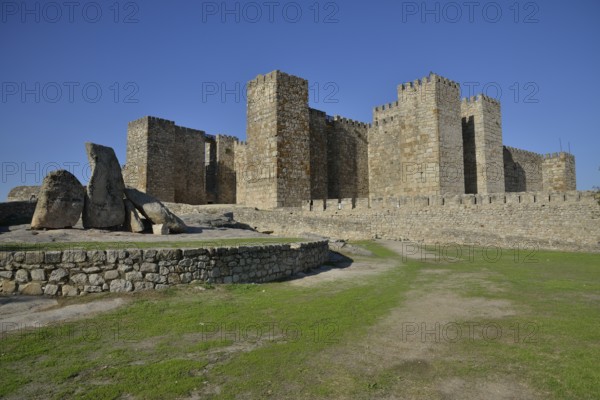 Castillo de Trujillo, Trujillo Castle, Trujillo, Provinz Cáceres, Extremadura, Spain, Europe