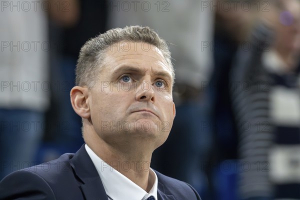 Easy Credit BBL, Basketball Bundesliga, Season 2024/25, Matchday 2: MLP Academics Heidelberg against RASTA Vechta. Picture: Martin Schiller, coach of RASTA Vechta