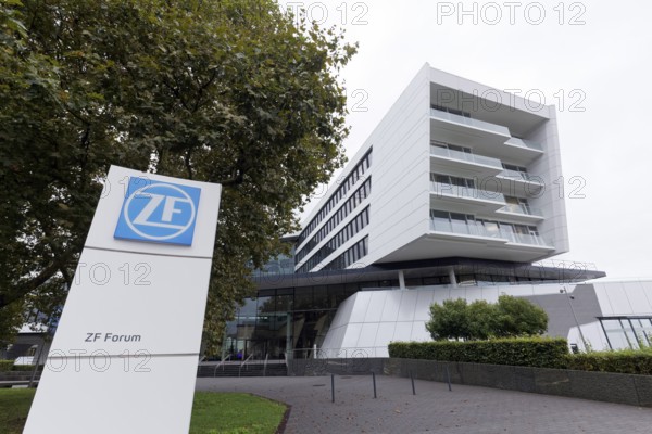 ZF Forum, corporate headquarters of the automotive supplier ZF Friedrichshafen AG, Friedrichshafen, Baden-Württemberg, Germany, Europe