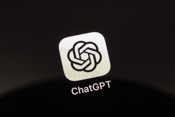 ChatGPT application app from the US software company OpenAI on the display of an iPhone. Germany