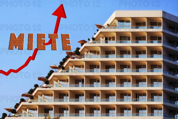 Symbolic image, rent, rent increase, rent rising, housing shortage, housing shortage, housing search, housing shortage, rent usury, tenants' association, tenants' association, rent, lack of housing, student housing, influx, foreign housing search, overpricing, tenant protection, house building