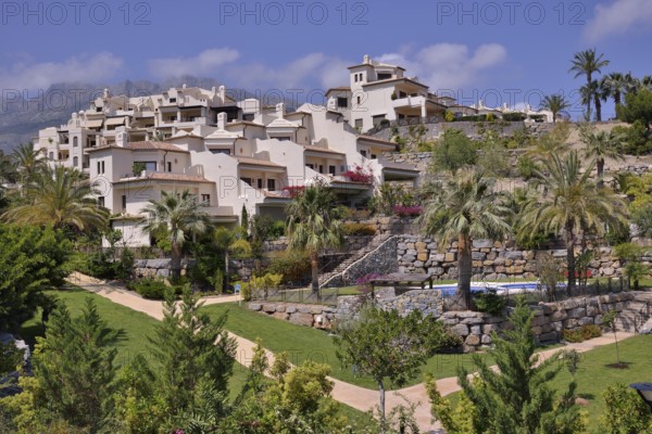 Urbanisation or a holiday home complex in Altea la Olla, La Olla, Altea, Costa Blanca, Alicante province, Spain, Europe