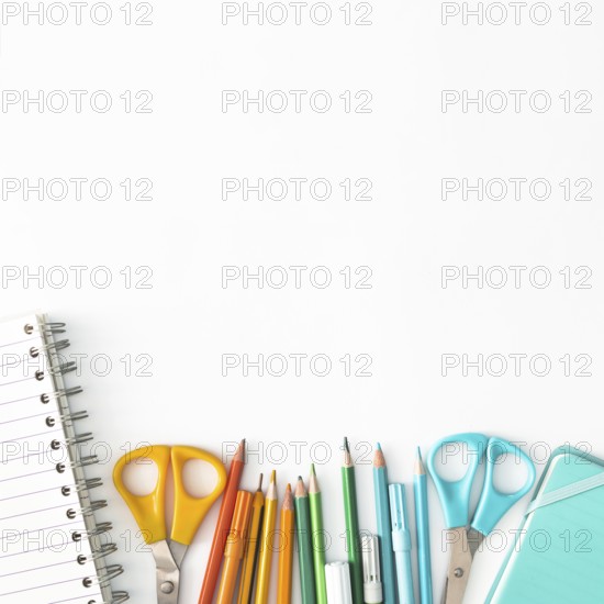 colorful school supplies
