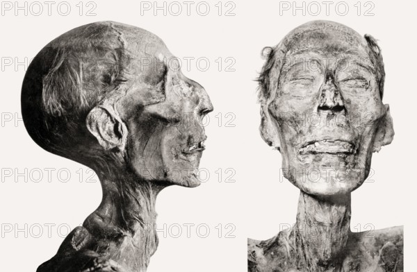 Mummy of Ramses II, ancient Egyptian Pharaoh, Egypt, Africa