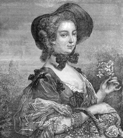 Jeanne Antoinette Poisson, Marquise de Pompadour, Madame de Pompadour, 1721-1764, chief mistress of Louis XV