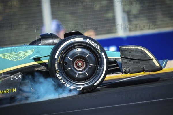 MELBOURNE, AUSTRALIA, APRIL 10: Sebastian Vettel of Aston Martin Aramco Cognizant F1 Team during the 2022 Australian Formula 1 Grand Prix on 10th April 2022