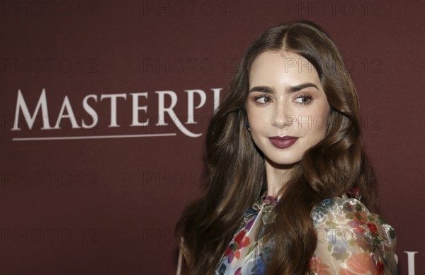 Lily Collins at the 'Les Miserables' Photo Call held at the Linwood Dunn Theater in Hollywood, USA on June 8, 2019