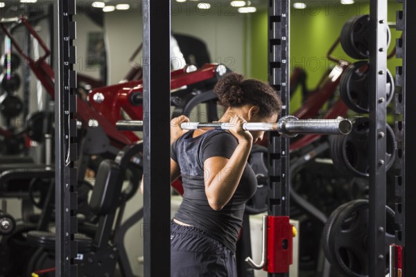 Young woman training gym 3