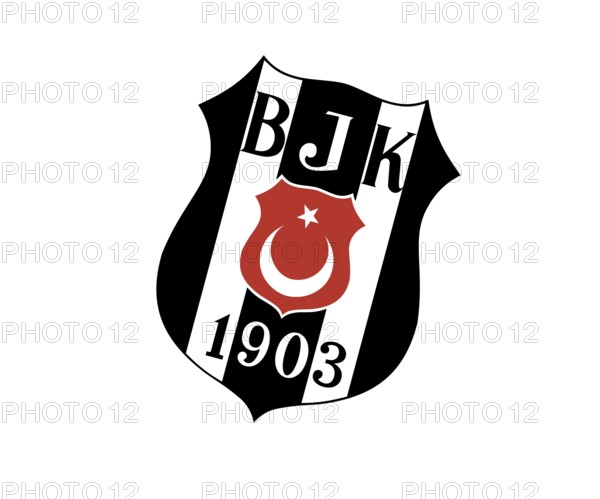 Rotated to right, Besiktas logo, Soccer, Logo