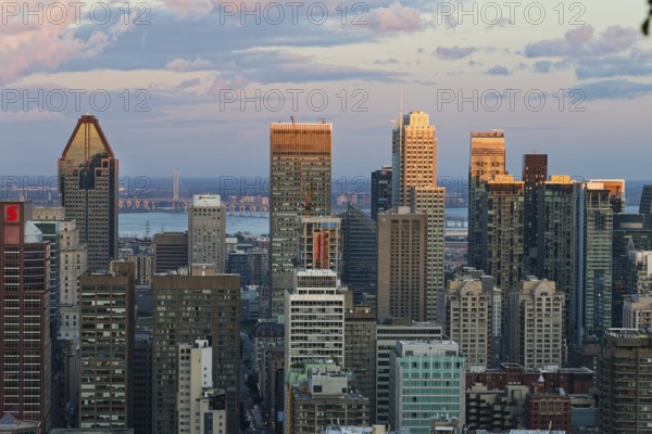 View on the city, Montreal, Province of Quebec, Canada, North America