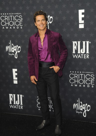 Matt Bomer at the 30th Annual Critics Choice Awards held at the Barker Hangar in Satna Monica, USA on February 7, 2025, Santa Monica, California, USA, North America